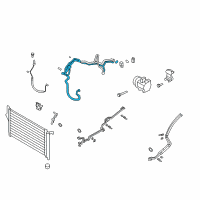 OEM 2008 Hyundai Santa Fe Tube-Liquid Diagram - 97768-2B230