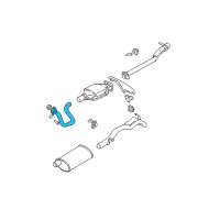 OEM Chevrolet S10 Pipe Asm-Exhaust Manifold(W/Converter) Diagram - 15689694