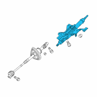 OEM 2012 Hyundai Genesis Coupe Column & Shaft Assembly-Steering Diagram - 56300-2M600