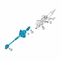 OEM Hyundai Genesis Coupe Joint Assembly-Steering Diagram - 56400-2M001