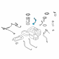 OEM Cadillac CTS Fuel Tank Meter/Pump SENSOR KIT Diagram - 19207951