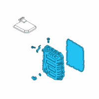 OEM Kia Soul Cover-Valve Body Diagram - 452803B821