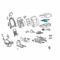 OEM Buick Seat Cushion Heater Diagram - 13508272