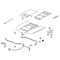 OEM Chevrolet Hood Plug Diagram - 13500935