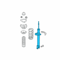 OEM 2018 Infiniti Q70 ABSORBER Kit-Shock, Rear Diagram - E6210-1MG0C