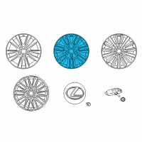 OEM 2015 Lexus LS600h Wheel, Disc Chrome P Diagram - 4261A-50162