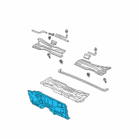 OEM 2005 Acura TSX Dashboard (Lower) Diagram - 61500-SEA-G70ZZ