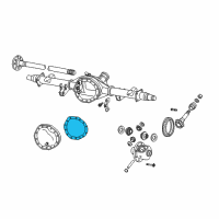 OEM 2020 Ram 2500 Gasket-Rear Cover Diagram - 5086905AA