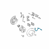 OEM Lexus RX350 Hose, Flexible Diagram - 90947-A2040