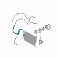 OEM 2007 Ford Focus Hose & Tube Assembly Diagram - 6S4Z-19D734-A