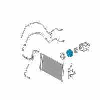 OEM 2005 Ford Focus Pulley Diagram - 3L8Z-19D784-AA