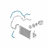 OEM 2007 Ford Focus AC Line Diagram - 6S4Z-19835-AA