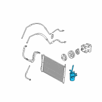 OEM 2004 Ford Focus Dehydrator Diagram - 6S4Z-19C836-A