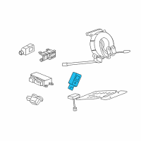 OEM Chevrolet Spark Side Sensor Diagram - 13576422