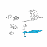 OEM Cadillac Sensor Kit-Airbag Front Pass Presence Diagram - 23504894