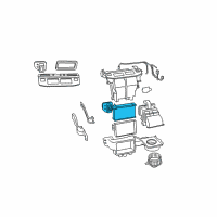 OEM 2019 Dodge Grand Caravan EVAPORATOR-Air Conditioning Diagram - 68029726AC