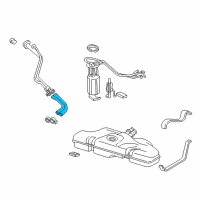 OEM Pontiac Sunfire Lower Hose Diagram - 22586252