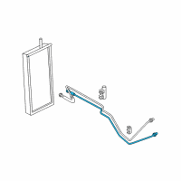 OEM 2008 Dodge Durango Tube-Oil Cooler Diagram - 55056536AB