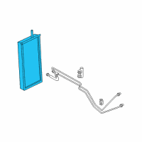 OEM Dodge Durango Transmission Cooler Assembly Diagram - 52029009AB