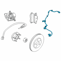 OEM Dodge Stratus Sensor-Anti-Lock Brakes Diagram - 4764676AC