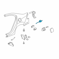 OEM Acura TSX Actuator Assembly, Fuel Lid Diagram - 74700-TL0-G11