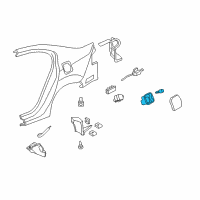 OEM 2012 Acura TSX Adapter Assembly, Fuel Lid Diagram - 74480-TL0-G10