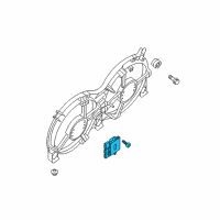 OEM 2013 Nissan Pathfinder Fan Cont-M Diagram - 21493-3JA0E