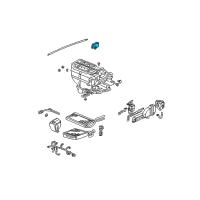 OEM 2010 Honda Element Motor Assembly, Temperature Diagram - 79160-S5D-A01