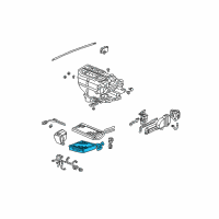 OEM Honda Evaporator Diagram - 80215-S5J-M01