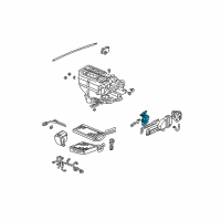 OEM 2009 Honda Element Motor Assembly, Mode Diagram - 79140-S9A-A01