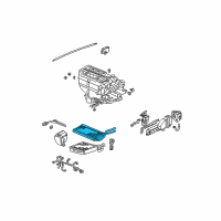 OEM 2002 Honda CR-V Core Sub-Assembly, Heater Diagram - 79110-SCA-A01