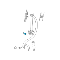 OEM Toyota Prius C Box Screw Diagram - 90080-11699