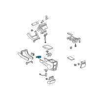 OEM Toyota Camry Seat Heat Switch Diagram - 84751-AA040