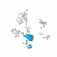 OEM 2004 Toyota Camry Console Diagram - 58910-AA040-E0