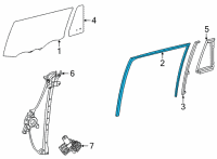 OEM Toyota Highlander Run Channel Diagram - 68142-0E080