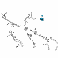 OEM 1996 Nissan Quest Tank Assy-Reservoir Diagram - 49180-1B000