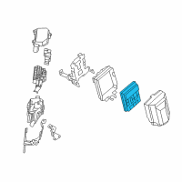 OEM 2018 Infiniti Q50 Ipdm Engine Room Control Unit Assembly-Ipdm Diagram - 284B7-4GC0D