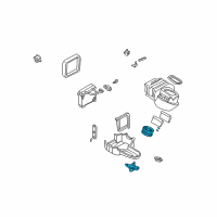 OEM 2002 Infiniti I35 Motor & Fan Assembly - Blower Diagram - 27220-2Y910