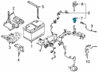 OEM Ford Maverick Sensor Diagram - JU5Z-14526-AE