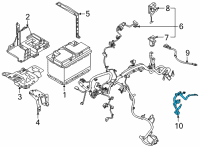 OEM Ford CABLE ASY Diagram - NZ6Z-14301-A