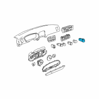 OEM Hyundai Sonata Switch Assembly-Hazard Diagram - 93790-38000