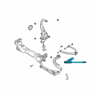 OEM Infiniti G35 Stay Assembly - Compression Rod, RH Diagram - 544C4-AL501