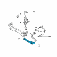 OEM 2004 Infiniti G35 Transverse Link Complete, Front Left Lower Diagram - 54501-AM601