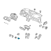 OEM 2012 Acura TL Switch Assembly, Engine Start & Stop Diagram - 35881-TK4-A11