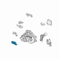 OEM 2003 Saturn LW200 Dampener, Engine Front Mount Bracket Diagram - 24404084