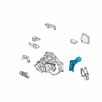 OEM 2002 Saturn LW200 Mount Asn, Engine Rear Diagram - 24410994