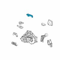OEM 2002 Saturn LW200 Bracket, Engine Mount Diagram - 9127295