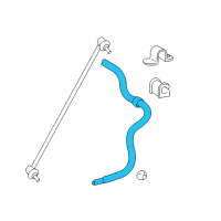 OEM Scion xD Stabilizer Bar Diagram - 48811-52290