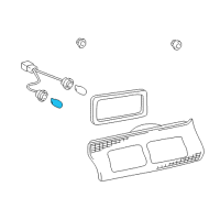 OEM 1999 Toyota Camry Bulb Diagram - 90084-98040