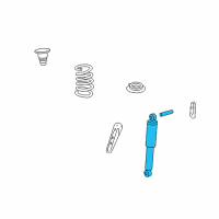OEM 2009 Chevrolet Traverse Shock Diagram - 20832848